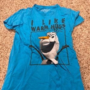 Frozen Olaf women’s shirt “I like warm hugs”